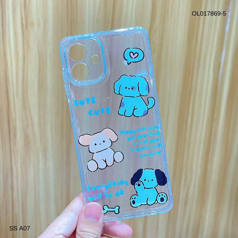 ** Ốp SS A07 dẻo trong in nhiều hình dễ thương