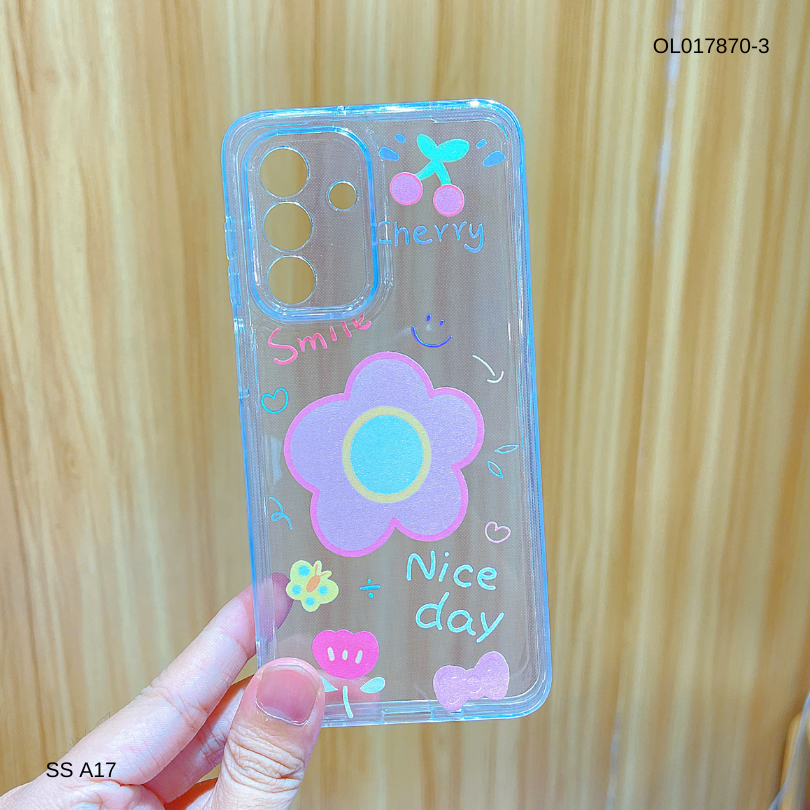 ** Ốp Samsung A17 dẻo trong in nhiều hình dễ thương