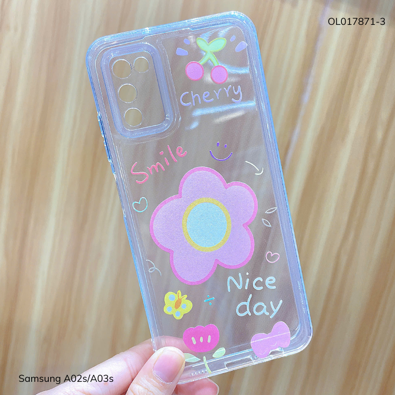 ** Ốp SS A02s/A03s dẻo trong in nhiều hình dễ thương