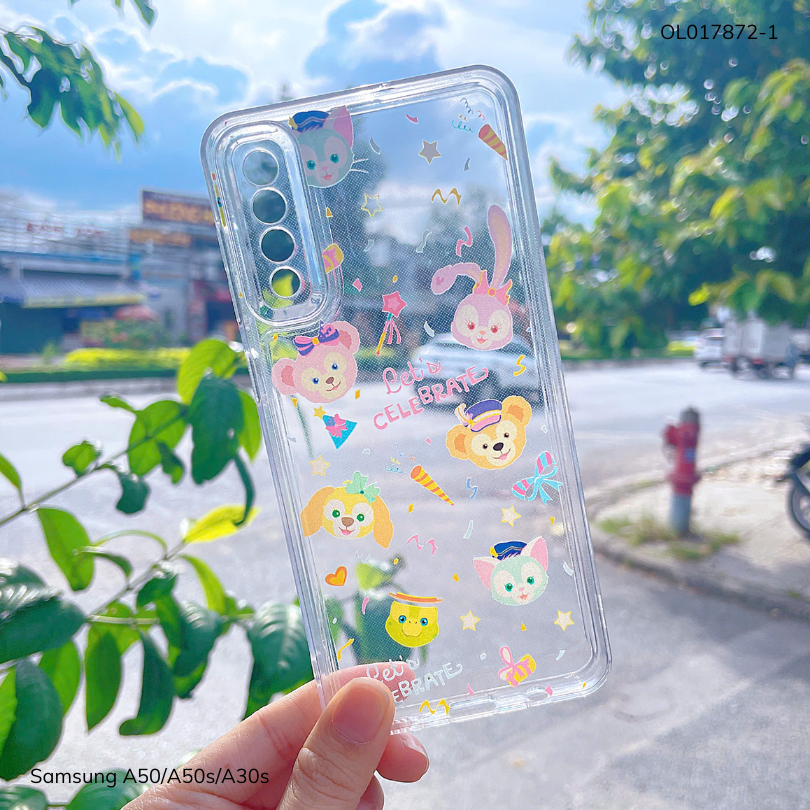 ** Ốp Samsung A50/A50s/A30s dẻo trong in nhiều hình dễ thương