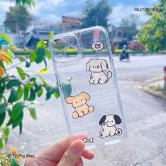 ** Ốp IP 13 6.1 dẻo trong in nhiều hình dễ thương