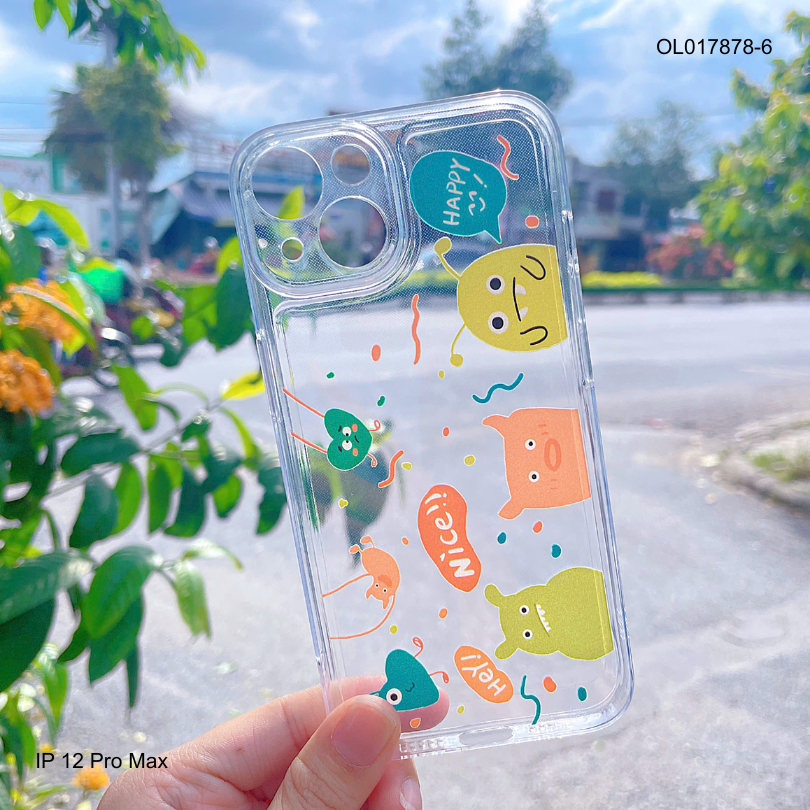 ** Ốp IP 13 6.1 dẻo trong in nhiều hình dễ thương