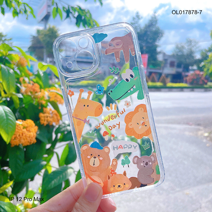 ** Ốp IP 13 6.1 dẻo trong in nhiều hình dễ thương
