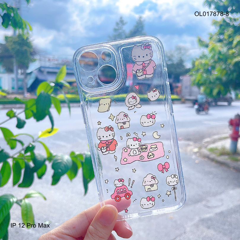 ** Ốp IP 13 6.1 dẻo trong in nhiều hình dễ thương