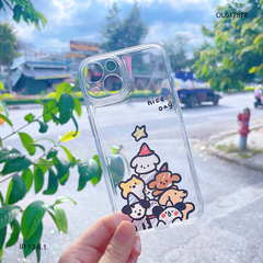 ** Ốp IP 13 6.1 dẻo trong in nhiều hình dễ thương