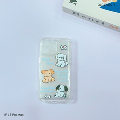** Ốp IP 15 Pro Max dẻo trong in nhiều hình dễ thương