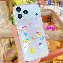 ** Ốp IP 17 Pro Max dẻo trong in nhiều hình dễ thương