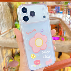 ** Ốp IP 17 Pro Max dẻo trong in nhiều hình dễ thương