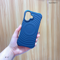 ** Ốp IP 17 silicon vân sóng tròn magsafe