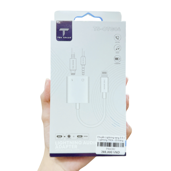 Chuyển Lightning sang 3.5 + Lightning TS04