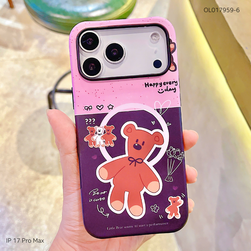 Ốp IP 17 Pro Max 2 lớp in hình