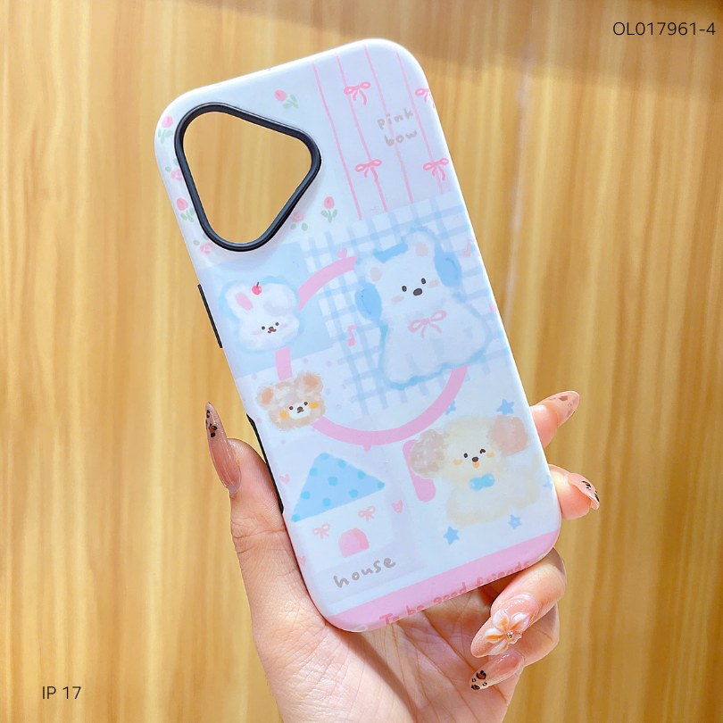 Ốp IP 17 2 lớp in hình