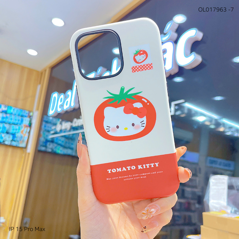 Ốp IP 15 Pro Max 2 lớp in hình