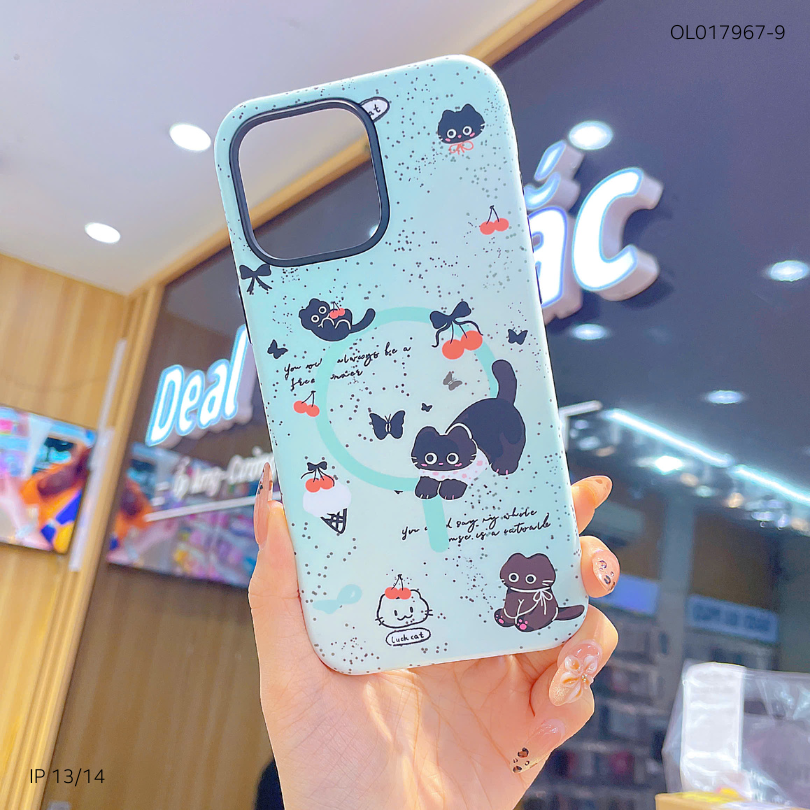 Ốp IP 13/14 2 lớp in hình