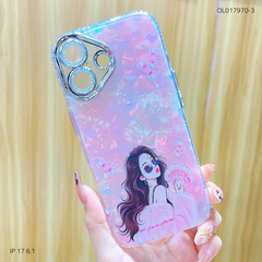 Ốp IP 17 lưng thạch anh cam nhũ in hình