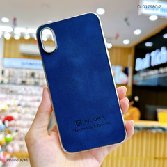 Ốp IP X/Xs vân giả da Puloka viền xi dẻo