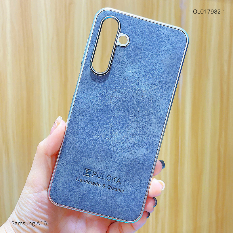 Ốp SS A16 vân giả da Puloka viền xi dẻo