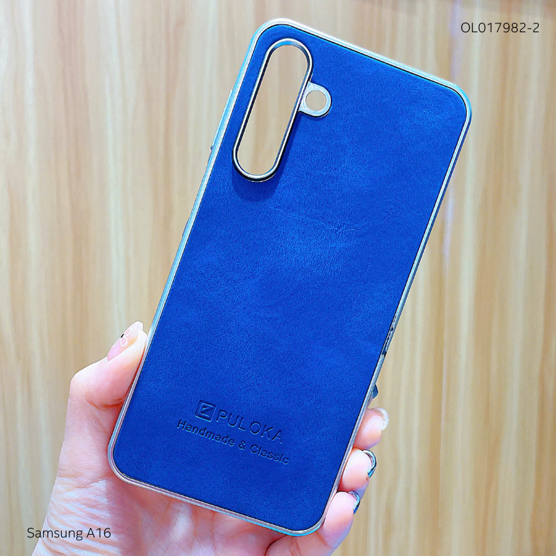 Ốp SS A16 vân giả da Puloka viền xi dẻo