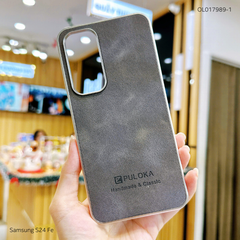 Ốp SS S24 Fe vân giả da Puloka viền xi dẻo