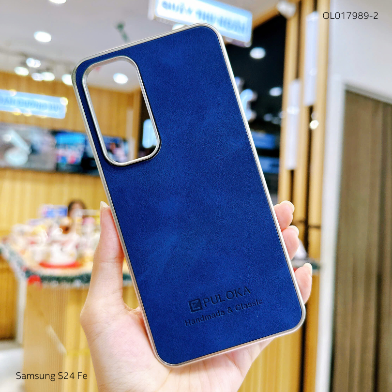 Ốp SS S24 Fe vân giả da Puloka viền xi dẻo