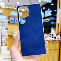 Ốp SS S25 Ultra vân giả da Puloka viền xi dẻo