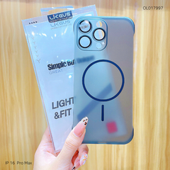Ốp IP 16 Pro Max Likgus nhám magsafe hở viền