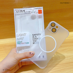 Ốp IP 15 6.1 Likgus nhám magsafe hở viền