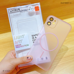 Ốp IP 11 6.1 Likgus nhám magsafe hở viền