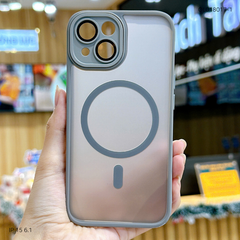 ** Ốp IP 15 6.1 Likgus nhám magsafe bảo vệ cam viền màu