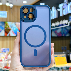 ** Ốp IP 13 6.1 Likgus nhám magsafe bảo vệ cam viền màu