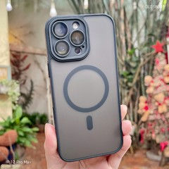 ** Ốp IP 12 Pro Max Likgus nhám magsafe bảo vệ cam viền màu