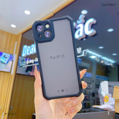 Ốp IP 13 6.1 lưng nhám viền màu chống sốc