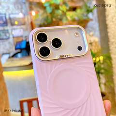 ** Ốp IP 17 Pro Max Memumi silicon chống bẩn vân xoắn magsafe
