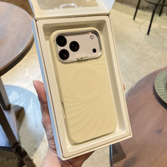 ** Ốp IP 17 Pro Max Memumi silicon chống bẩn vân xoắn magsafe