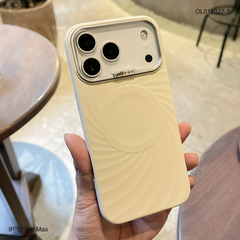 ** Ốp IP 17 Pro Max Memumi silicon chống bẩn vân xoắn magsafe