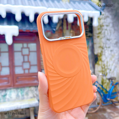 ** Ốp IP 17 Pro Max Memumi silicon chống bẩn vân xoắn magsafe