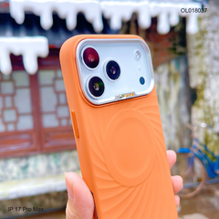 ** Ốp IP 17 Pro Max Memumi silicon chống bẩn vân xoắn magsafe