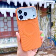 ** Ốp IP 17 Pro Max Memumi silicon chống bẩn vân xoắn magsafe