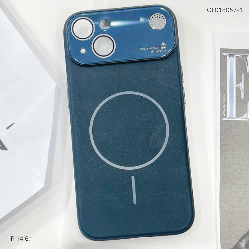 Ốp IP 14 6.1 Likgus nhám magsafe phối camera mùi hương