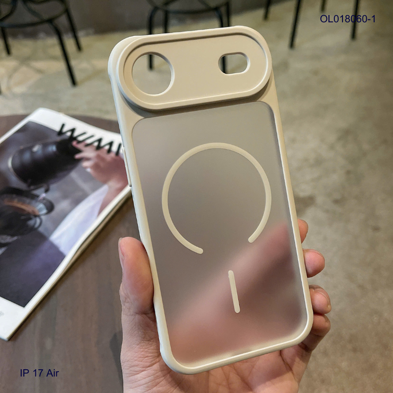 Ốp IP 17 Air Likgus lưng nhám magsafe viền tản nhiệt