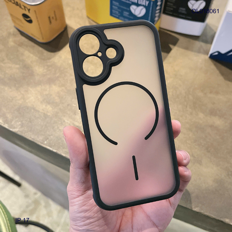 Ốp IP 17 Likgus lưng nhám magsafe viền tản nhiệt