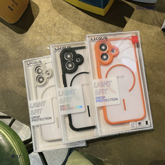 Ốp IP 17 Likgus lưng nhám magsafe viền tản nhiệt