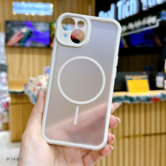 Ốp IP 14 6.1 Likgus lưng nhám magsafe viền tản nhiệt