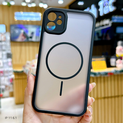 Ốp IP 11 6.1 Likgus lưng nhám magsafe viền tản nhiệt