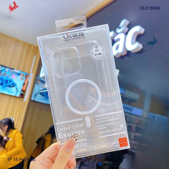 Ốp IP 16 Pro Likgus trong Magsafe viền cứng