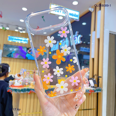 ** Ốp IP 17 Air Dfans lưng hoa viền dẻo