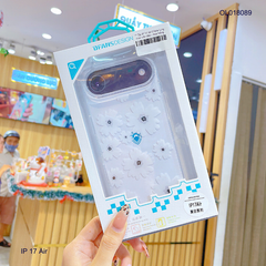 ** Ốp IP 17 Air Dfans lưng hoa viền dẻo