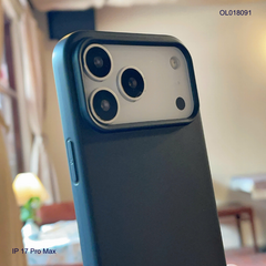 ** Ốp IP 17 Pro Max Likgus dẻo vân da đen trơn