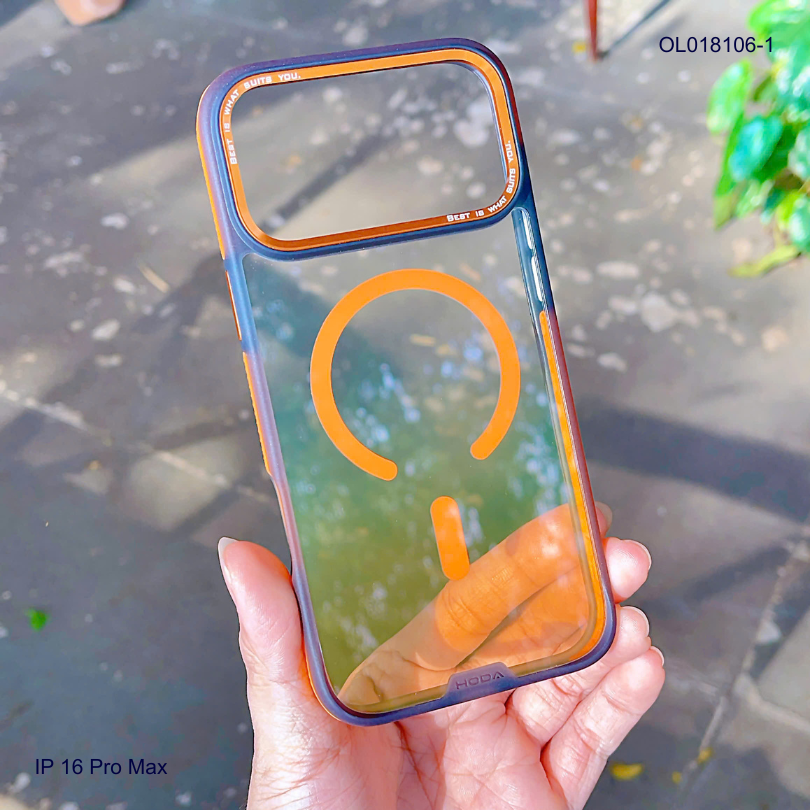 ** Ốp IP 17 Pro Max Hoda Multicolor magsafe loang màu