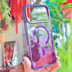 ** Ốp IP 17 Pro Max Hoda Multicolor magsafe loang màu